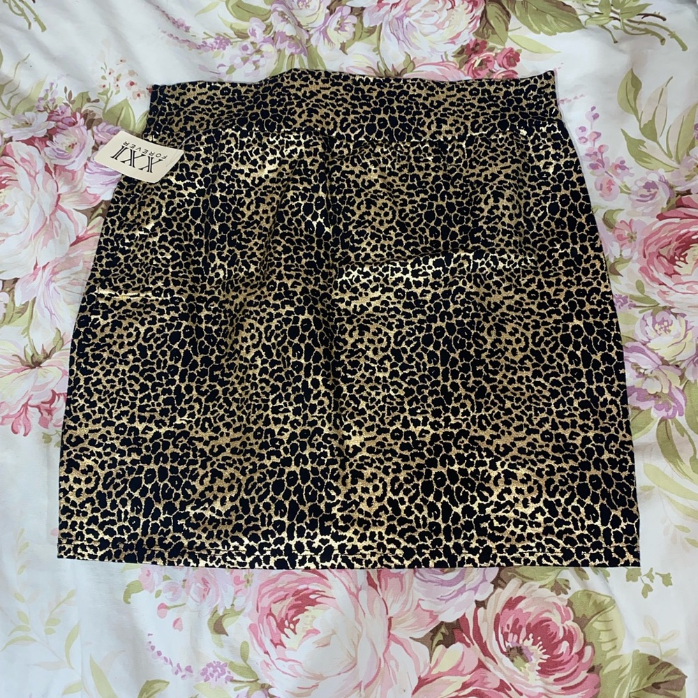 NMT metallic Leopard skirt - Picture 1 of 3